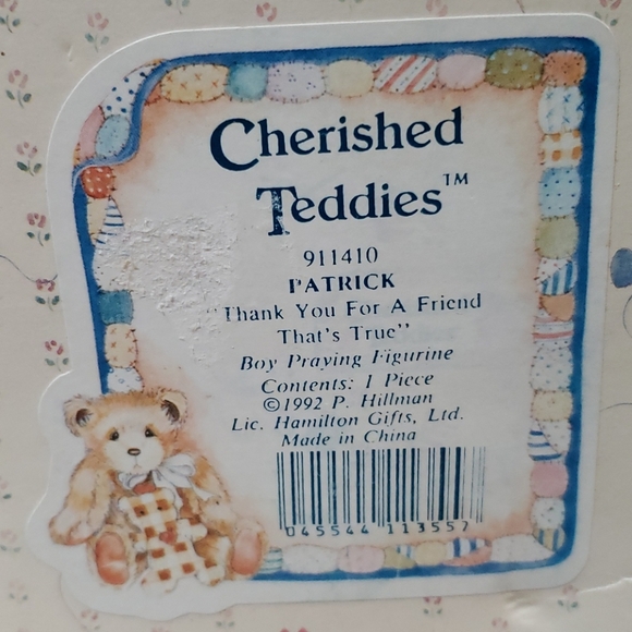 Cherished Teddies, Patrick - Picture 6 of 7